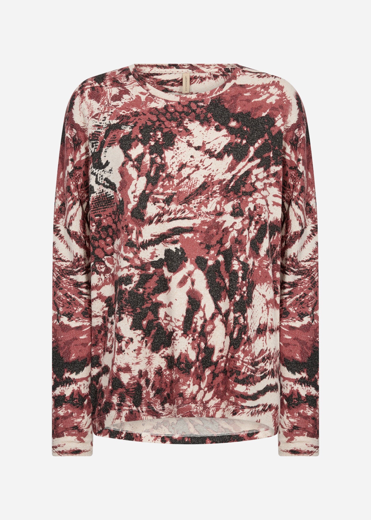 SC-BIARA AOP 141 Bluse Rust rød