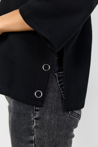 SC-ANGELIN 5 Bluse Sort