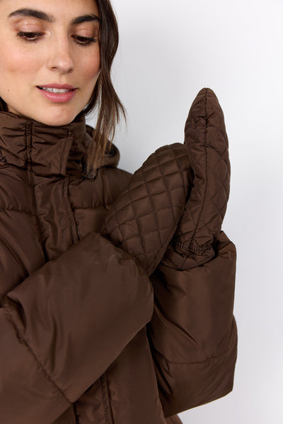 SC-NINA 16 Handsker Mørk brun