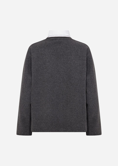 SC-VAGNA 6 Bluse Mørk grå