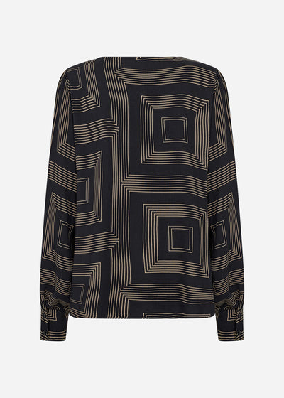SC-ANNABEL 1 Bluse Sort