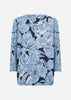 SC-FELICITY AOP 548 Bluse Blå
