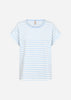 SC-RINA STRIPE 18 T-shirt Lyseblå