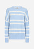 SC-DOLLIE STRIPE 819 Pullover Lyseblå