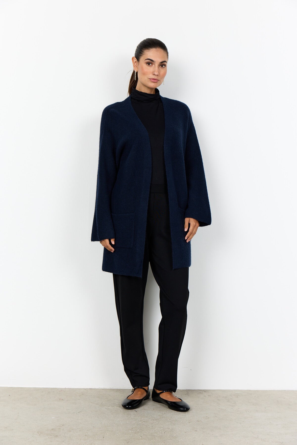SC-AVALON 3 Cardigan Mørk blå