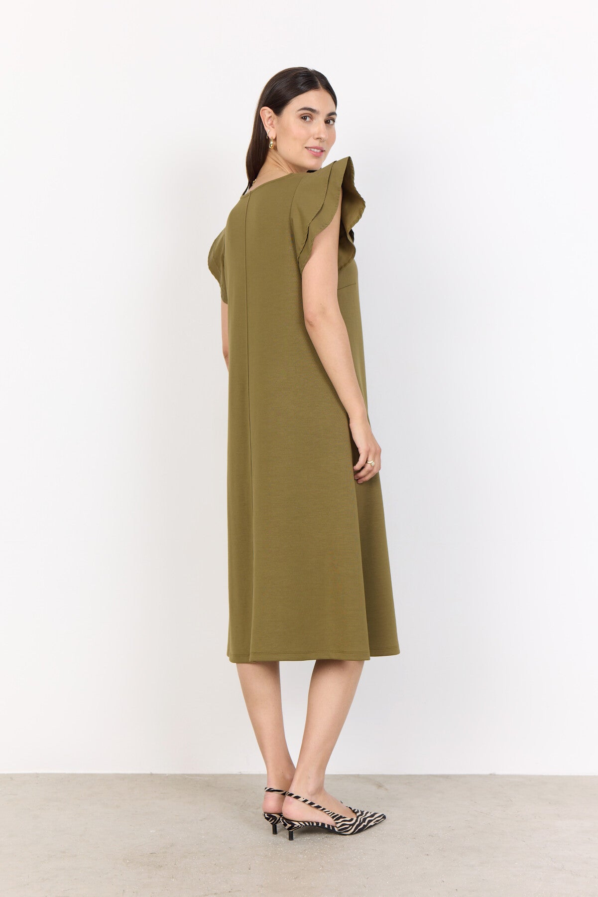 SC-BANU 251 Kjole Oliven