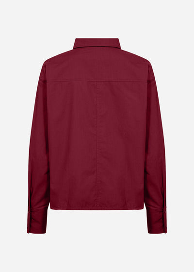 SC-RACHELLE 7 Skjorte Bordeaux