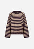 SC-ORLEAN STRIPE 14 Pullover Lilla