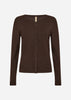 SC-DOLLIE 446 Cardigan Mørk brun