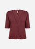 SC-DOLLIE 788 Cardigan Mørk rød