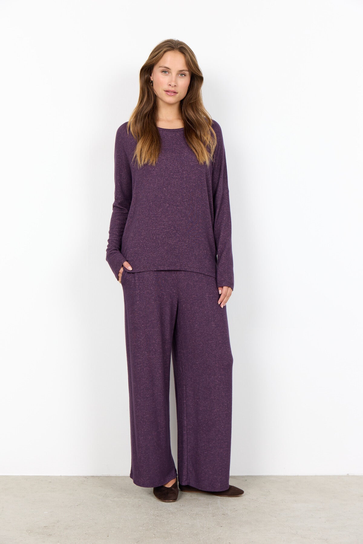 SC-BIARA 1 Bluse Lilla
