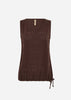 SC-SATINE 1 Top Mørk brun