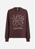 SC-BANU 317 Sweatshirt Mørk blomme