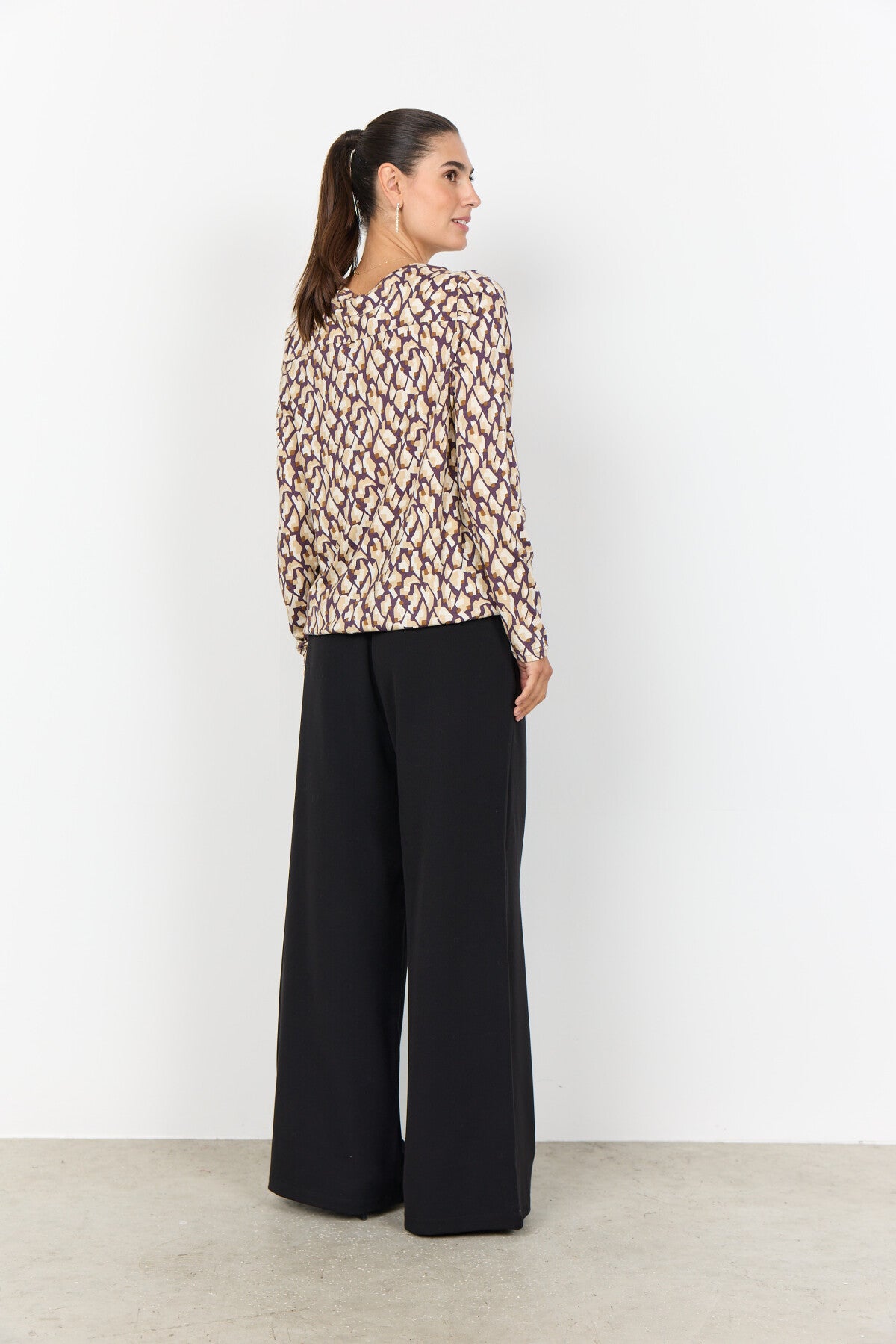 SC-FELICITY AOP 527 Bluse Lilla