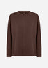 SC-BANU 262 Bluse Mørk brun