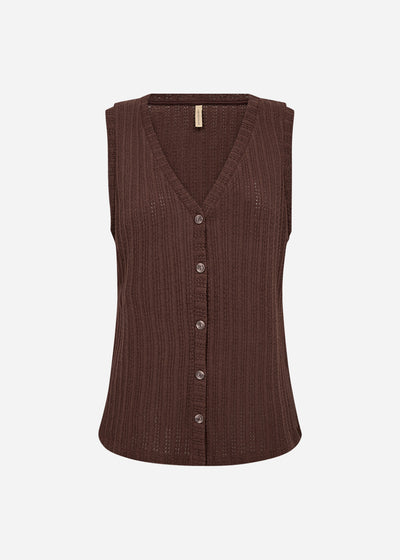 SC-SHONAS 1 Vest Mørk brun