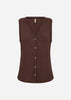 SC-SHONAS 1 Vest Mørk brun