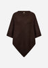 SC-JASIKA 1 Poncho Mørk blomme