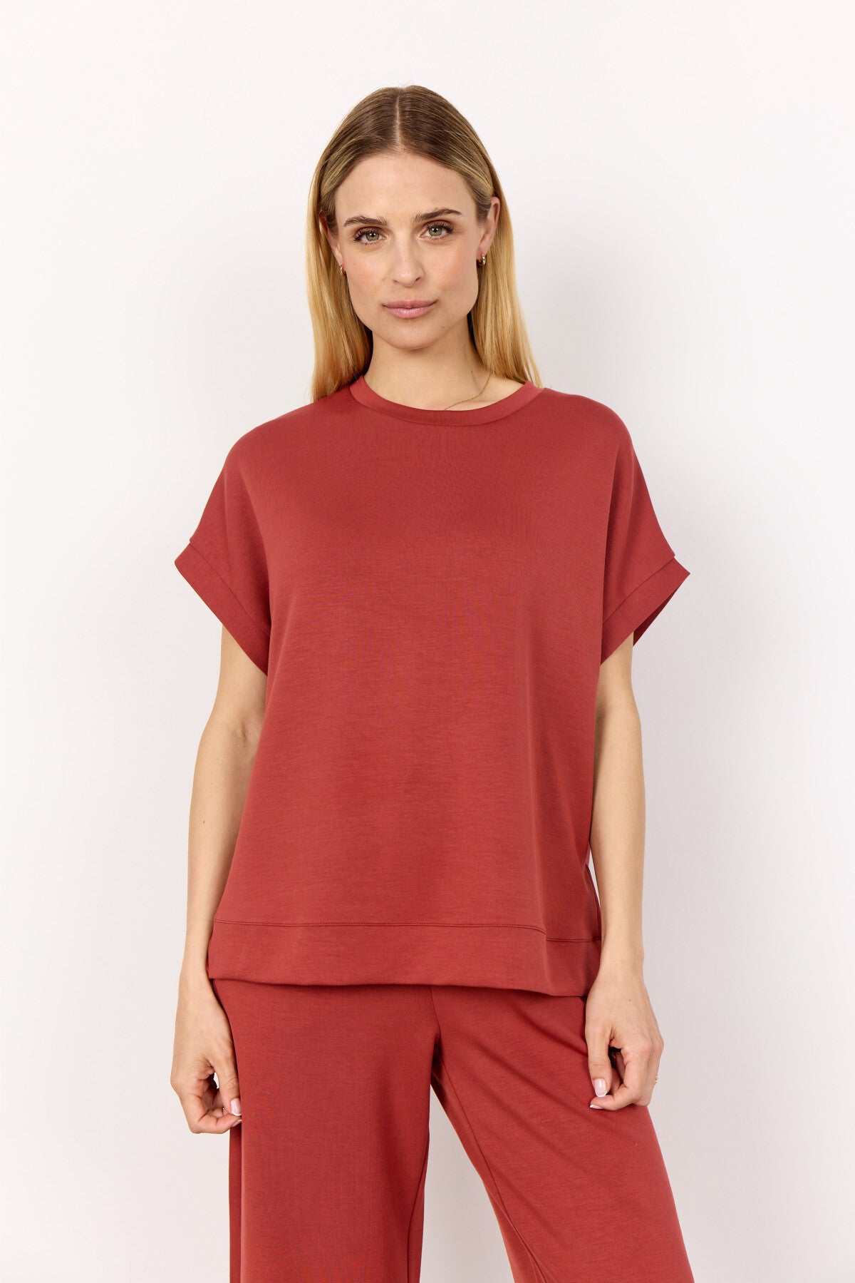 SC-BANU 245 Bluse Rust rød