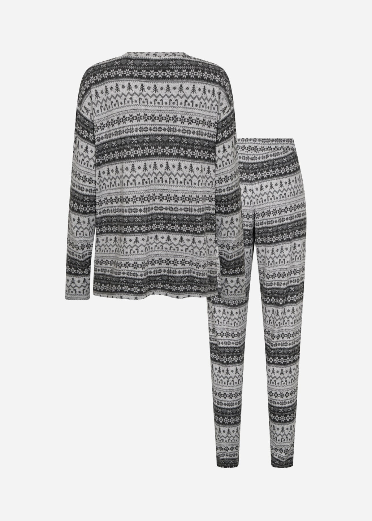 SC-BIARA AOP SET 149 Pyjamas Grå