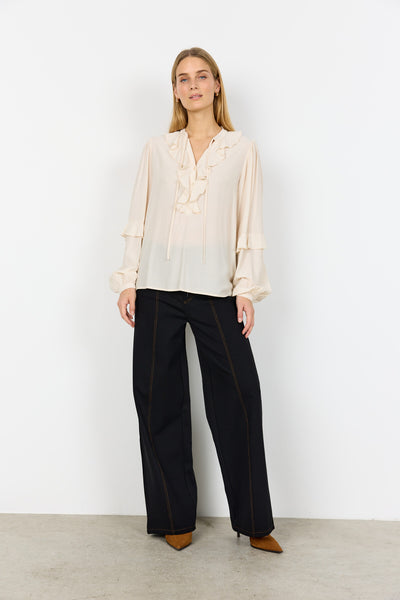 SC-BARBEL 1 Bluse Creme