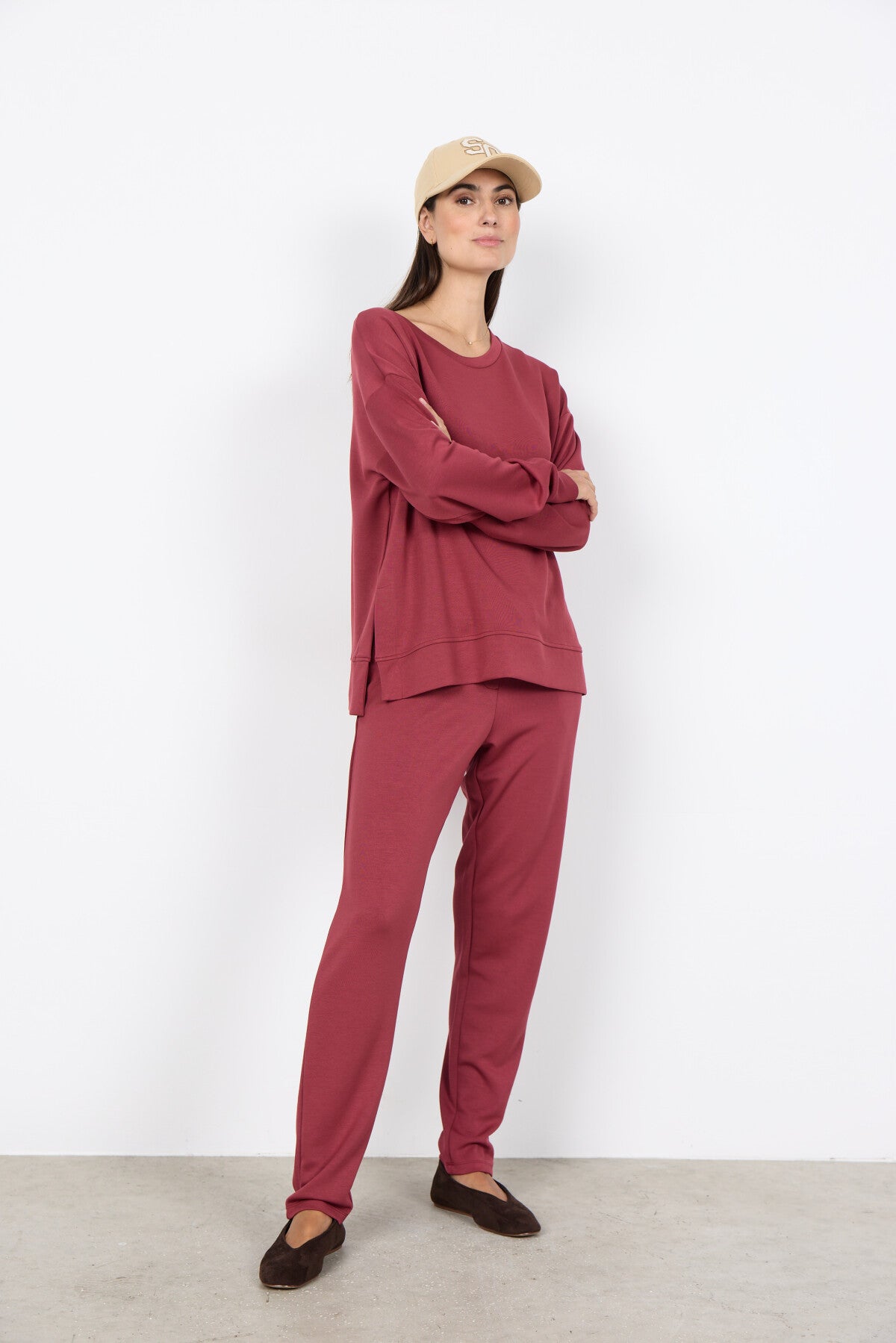 SC-BANU 164 Sweatshirt Rubin rød