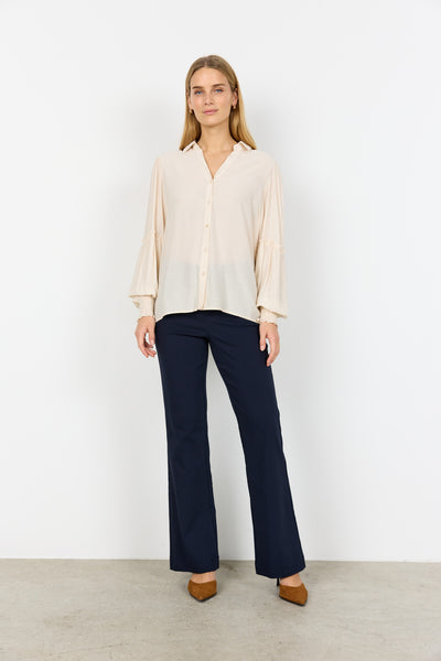 SC-BARBEL 2 Skjorte Creme