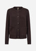 SC-KANITA 38 Cardigan Mørk blomme