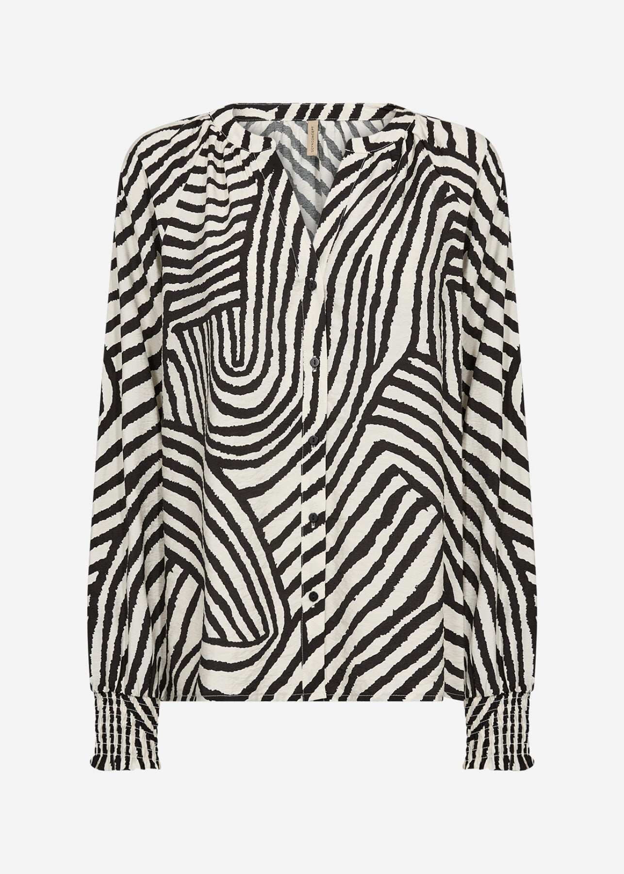 SC-BECCA 1 Bluse Sort