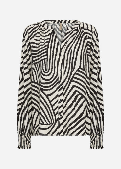 SC-BECCA 1 Bluse Sort