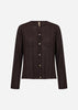 SC-VIOLETTA 5 Cardigan Mørk blomme