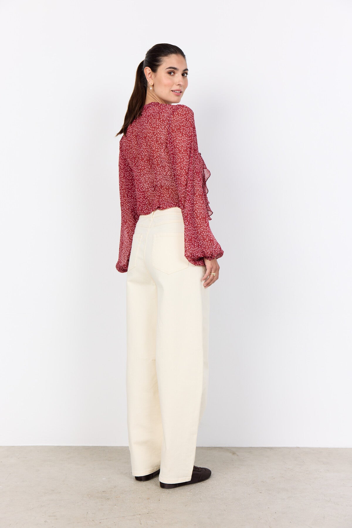 SC-BEBBIE 1 Skjorte Rubin rød