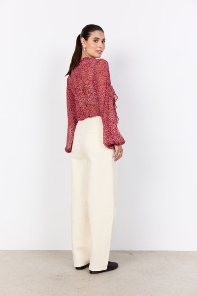 SC-BEBBIE 1 Skjorte Rubin rød