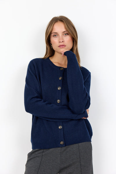 SC-ORLEAN 2 Cardigan Mørk blå