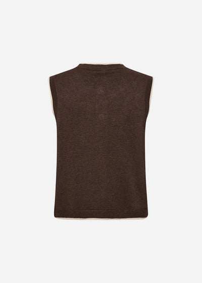 SC-DOLLIE 792 Vest Mørk brun