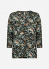 SC-FELICITY AOP 561 Bluse Mørkegrøn