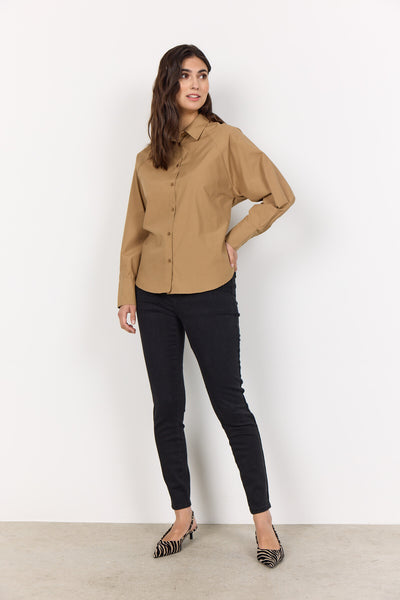 SC-NETTI 109 Skjorte Mørk sand