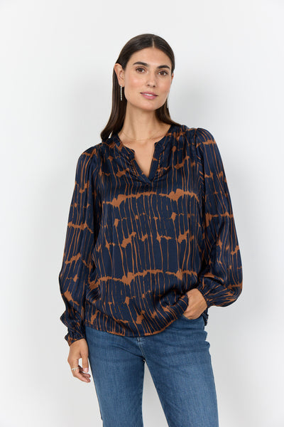 SC-ARLETTE 1 Bluse Mørk blå
