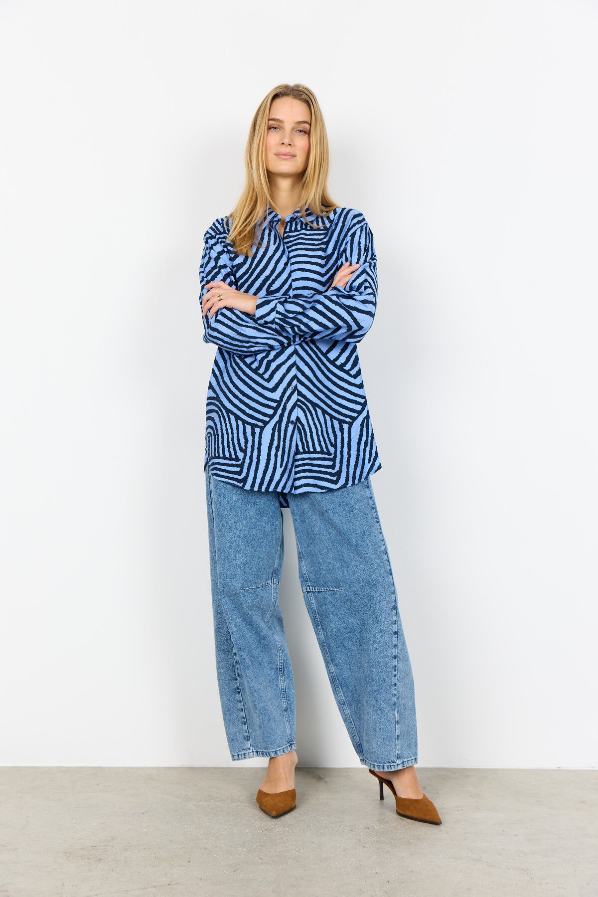 SC-BECCA 2 Skjorte Navy