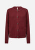 SC-KANITA 38 Cardigan Rubin rød