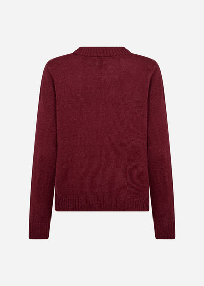 SC-VONNIE 1 Pullover Bordeaux