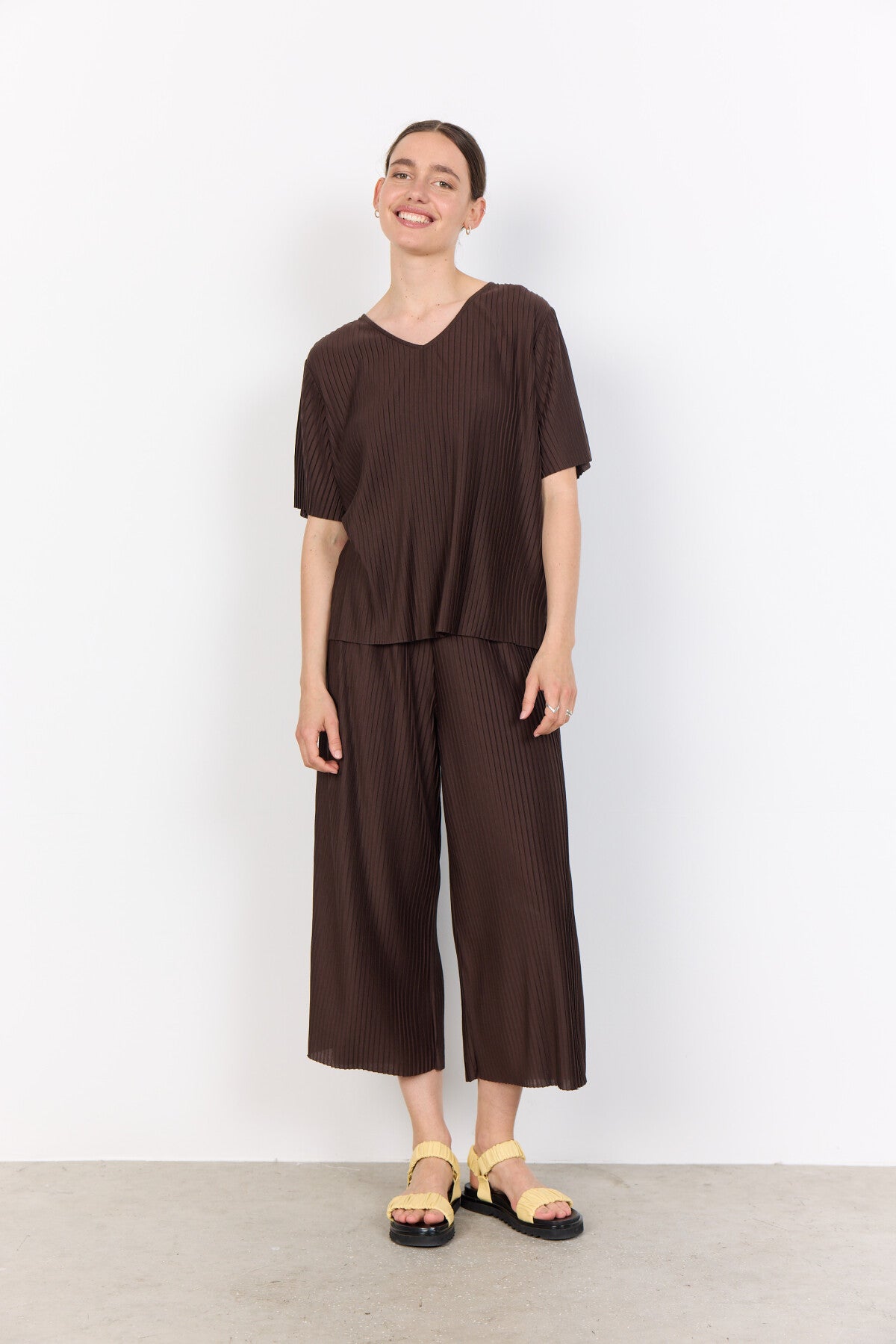 SC-KIRIT 19 Bluse Mørk brun
