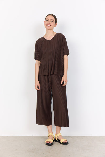 SC-KIRIT 19 Bluse Mørk brun