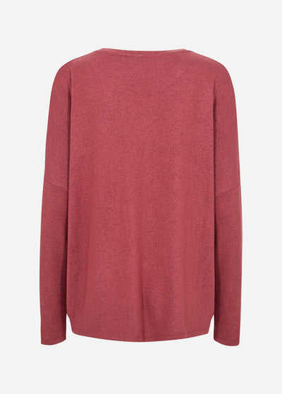 SC-BIARA 1 Bluse Rubin rød