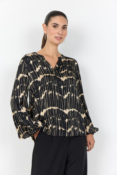 SC-ARLETTE 1 Bluse Sort