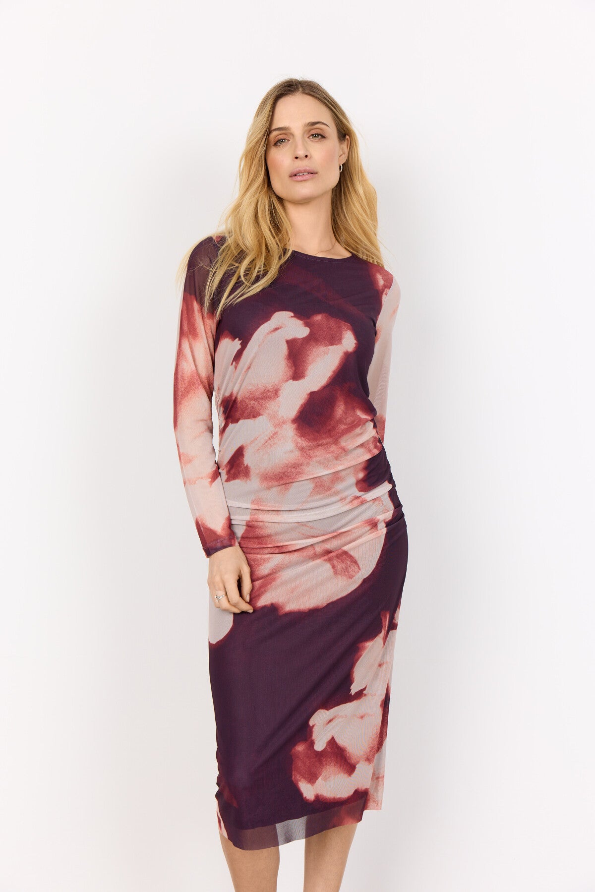 SC-ALDA AOP 59 Kjole Lilla