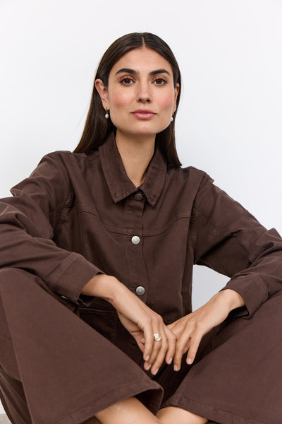 SC-ERNA 29 Jakke Mørk brun