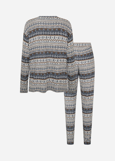 SC-BIARA AOP SET 149 Pyjamas Mørk blå