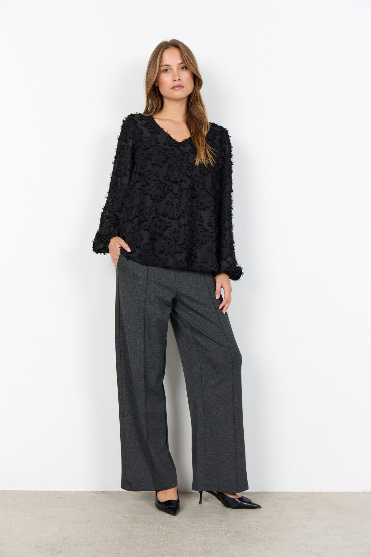 SC-ALTHEA 2 Bluse Sort