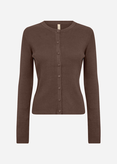 SC-DOLLIE 800 Cardigan Mørk brun